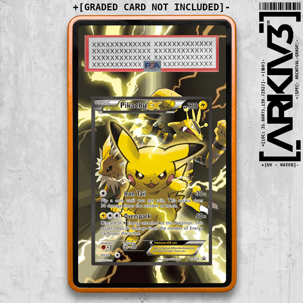 [UNIT: XY124] // Pikachu EX Extended Art Display Case - Graded