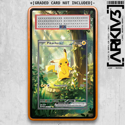 [UNIT: 276/217] // Pikachu ex Extended Art Display Case - Graded