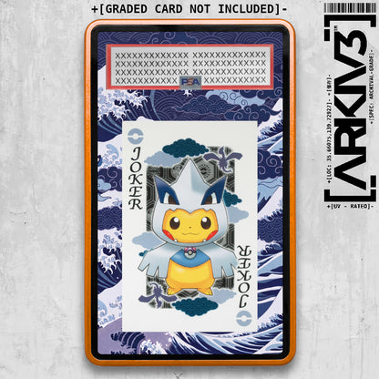 Maiko & Okuge Lugia Poncho Pikachu Joker Extended Art Display Case - Graded