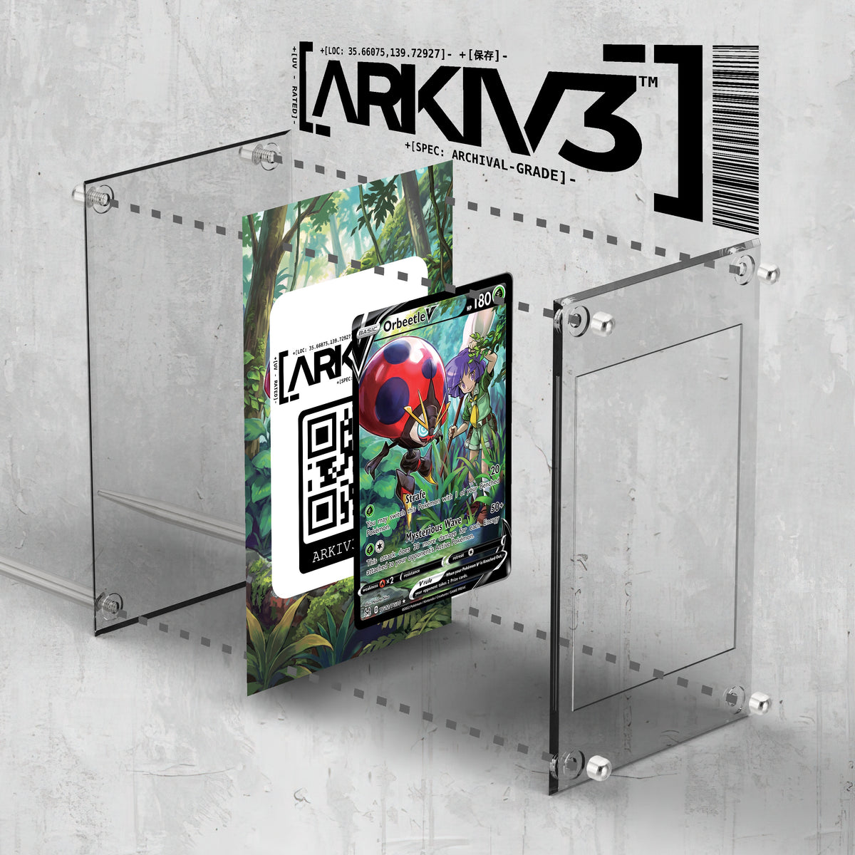 [UNIT: TG12/TG30] // Orbeetle V Extended Art Display Case - Raw