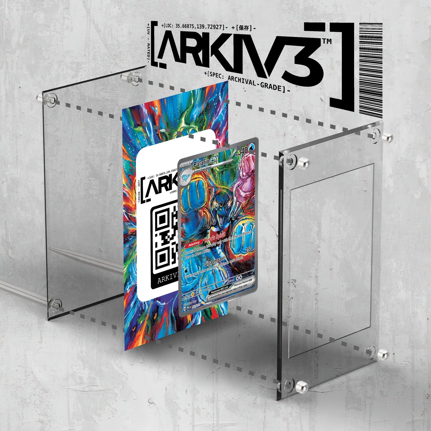 [UNIT: 151/131] // Palafin ex Extended Art Display Case - Raw