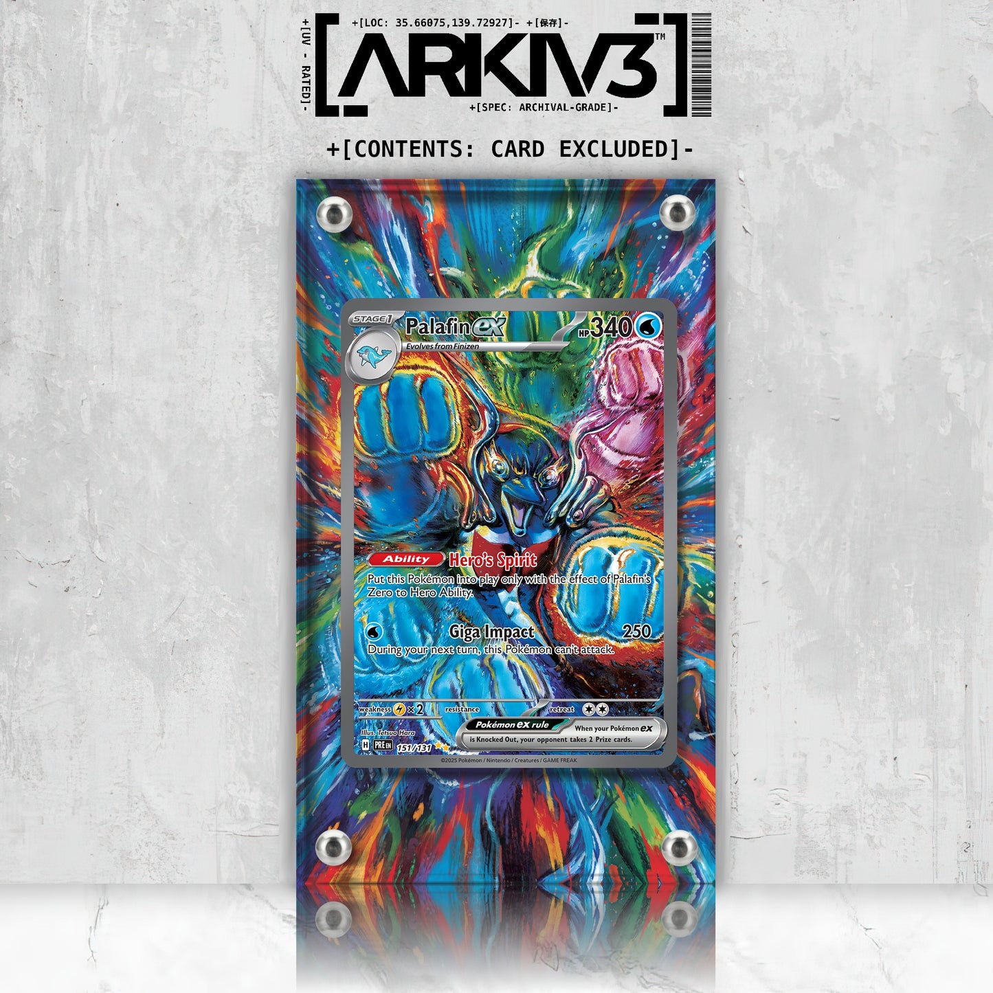 [UNIT: 151/131] // Palafin ex Extended Art Display Case - Raw