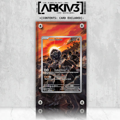 [UNIT: 218/193] // Paldean Tauros Extended Art Display Case - Raw