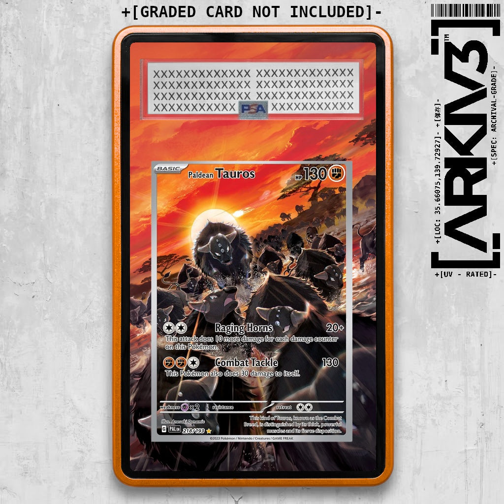 ARKIV3 PSA graded front - Orange