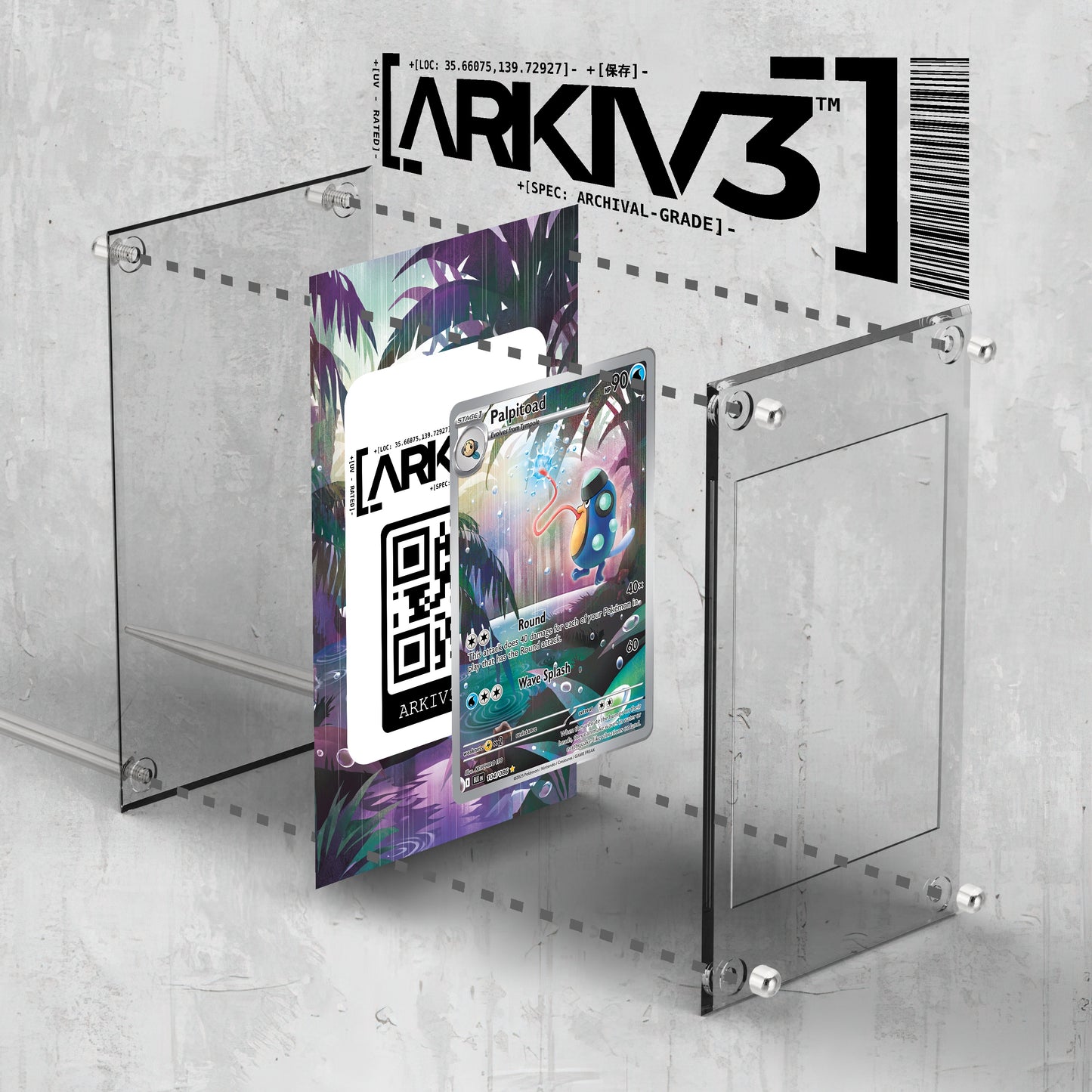 [UNIT: 104/86] // Palpitoad Extended Art Display Case - Raw