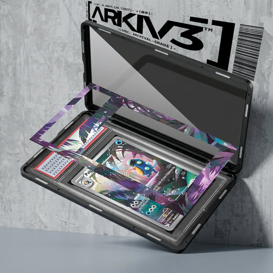 ARKIV3 PSA graded exploded mockup