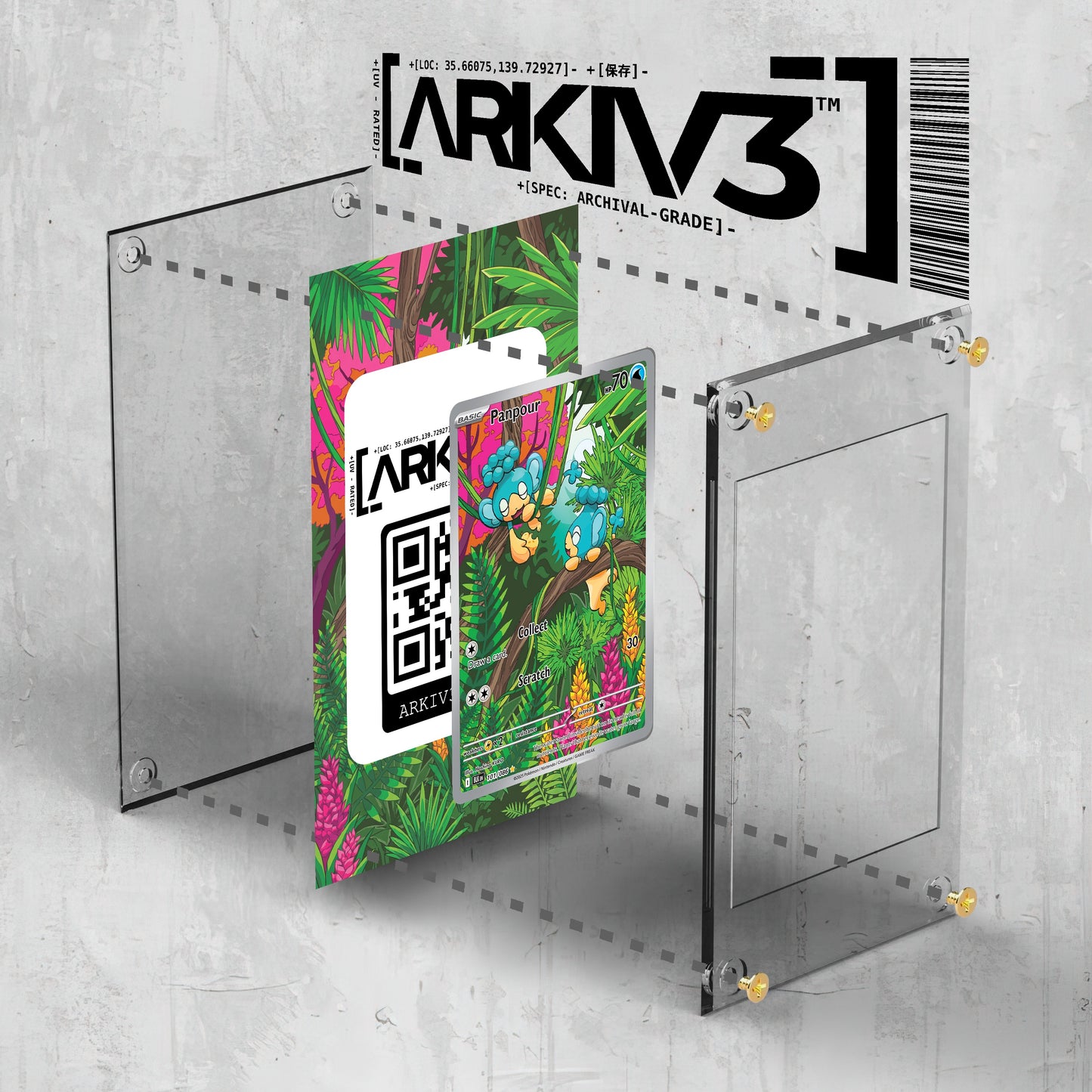 [UNIT: 101/86] // Panpour Extended Art Display Case - Raw