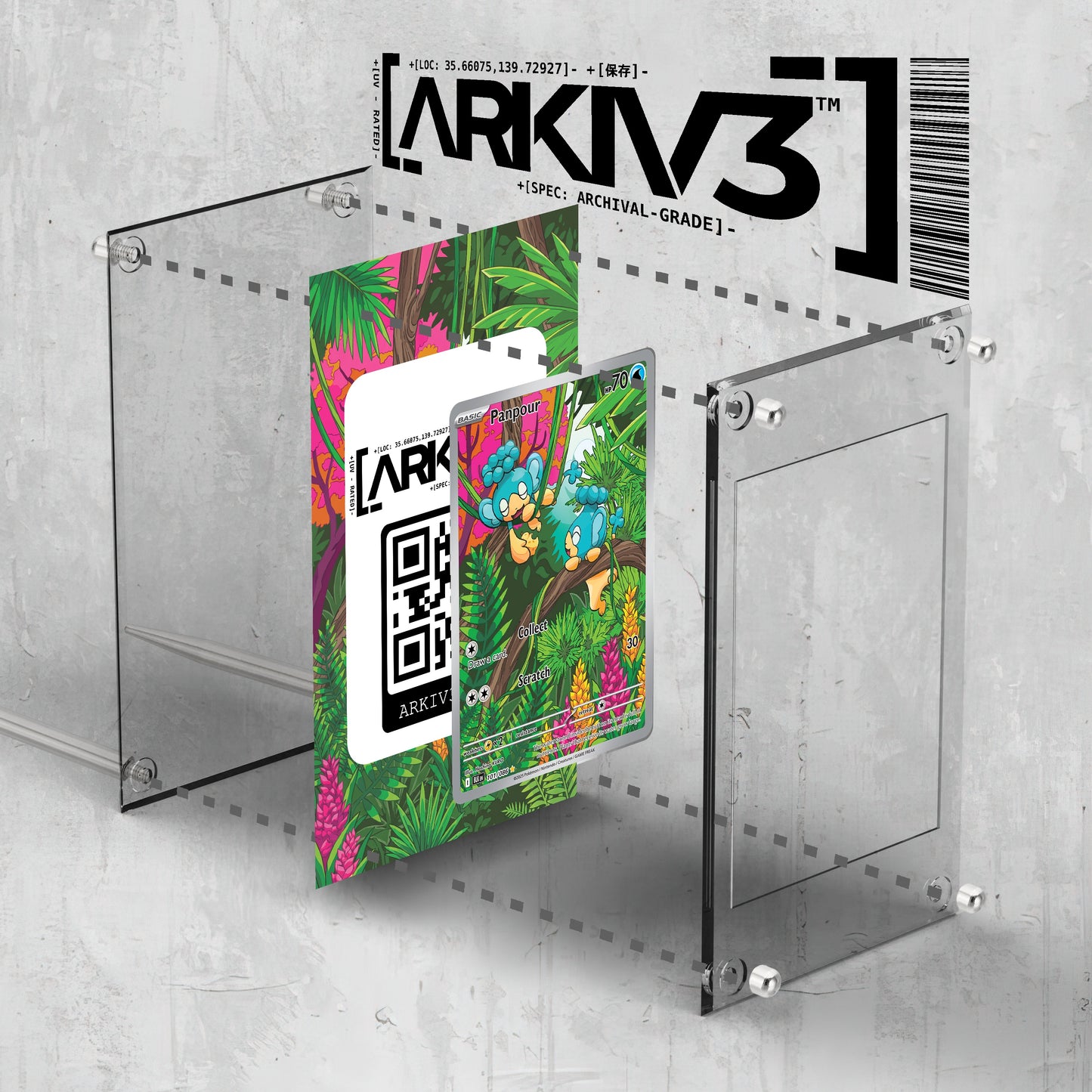 [UNIT: 101/86] // Panpour Extended Art Display Case - Raw