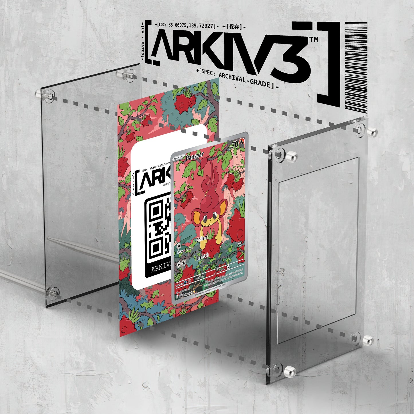 [UNIT: 99/86] // Pansear Extended Art Display Case - Raw
