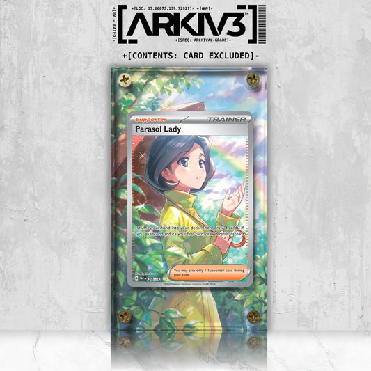 [UNIT: 255/182] // Parasol Lady Extended Art Display Case - Raw