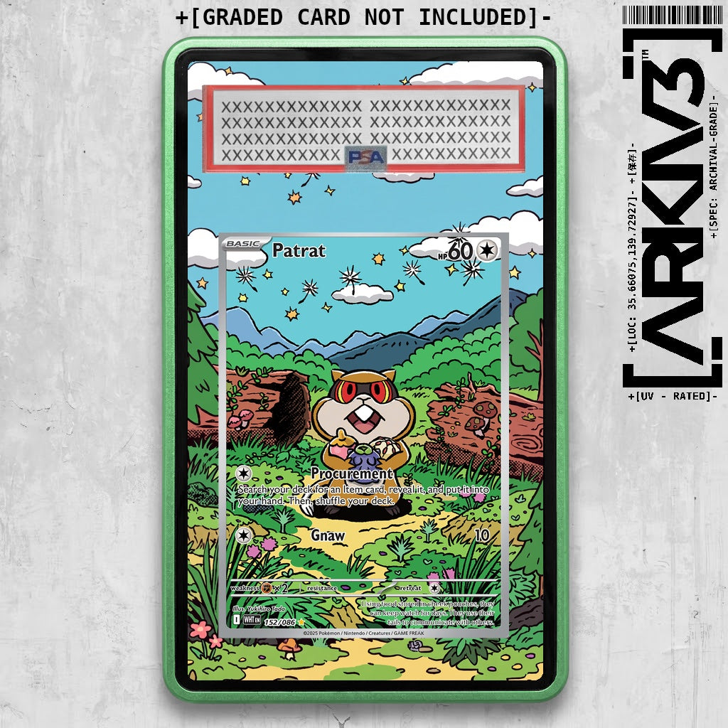 ARKIV3 PSA graded front - Green