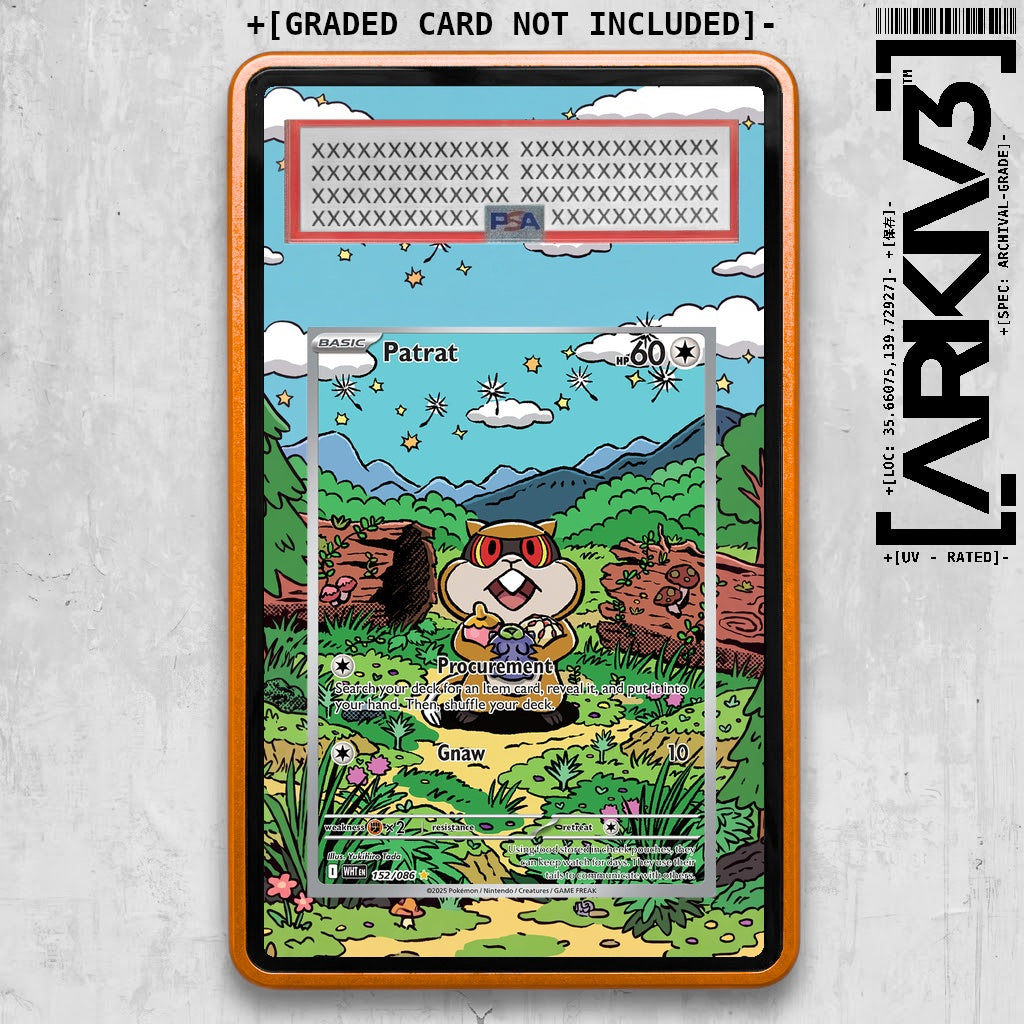 ARKIV3 PSA graded front - Orange