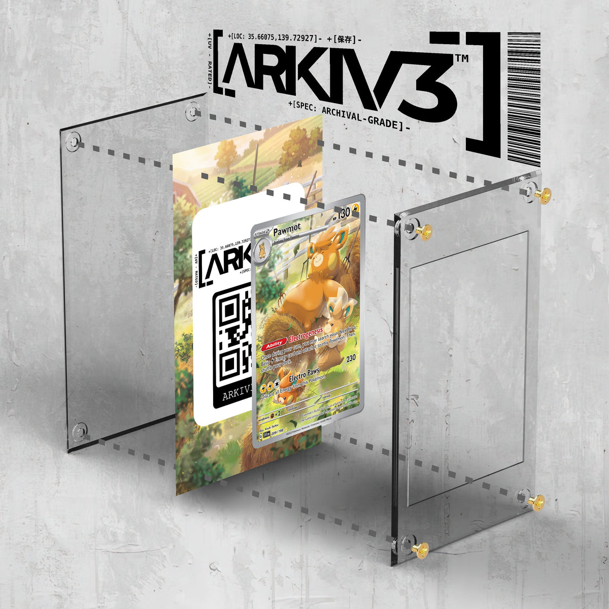 [UNIT: 209/198] // Pawmot Extended Art Display Case - Raw