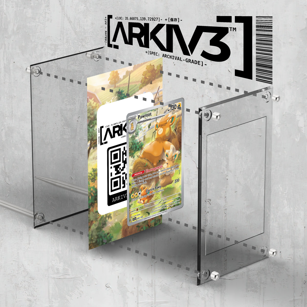 [UNIT: 209/198] // Pawmot Extended Art Display Case - Raw