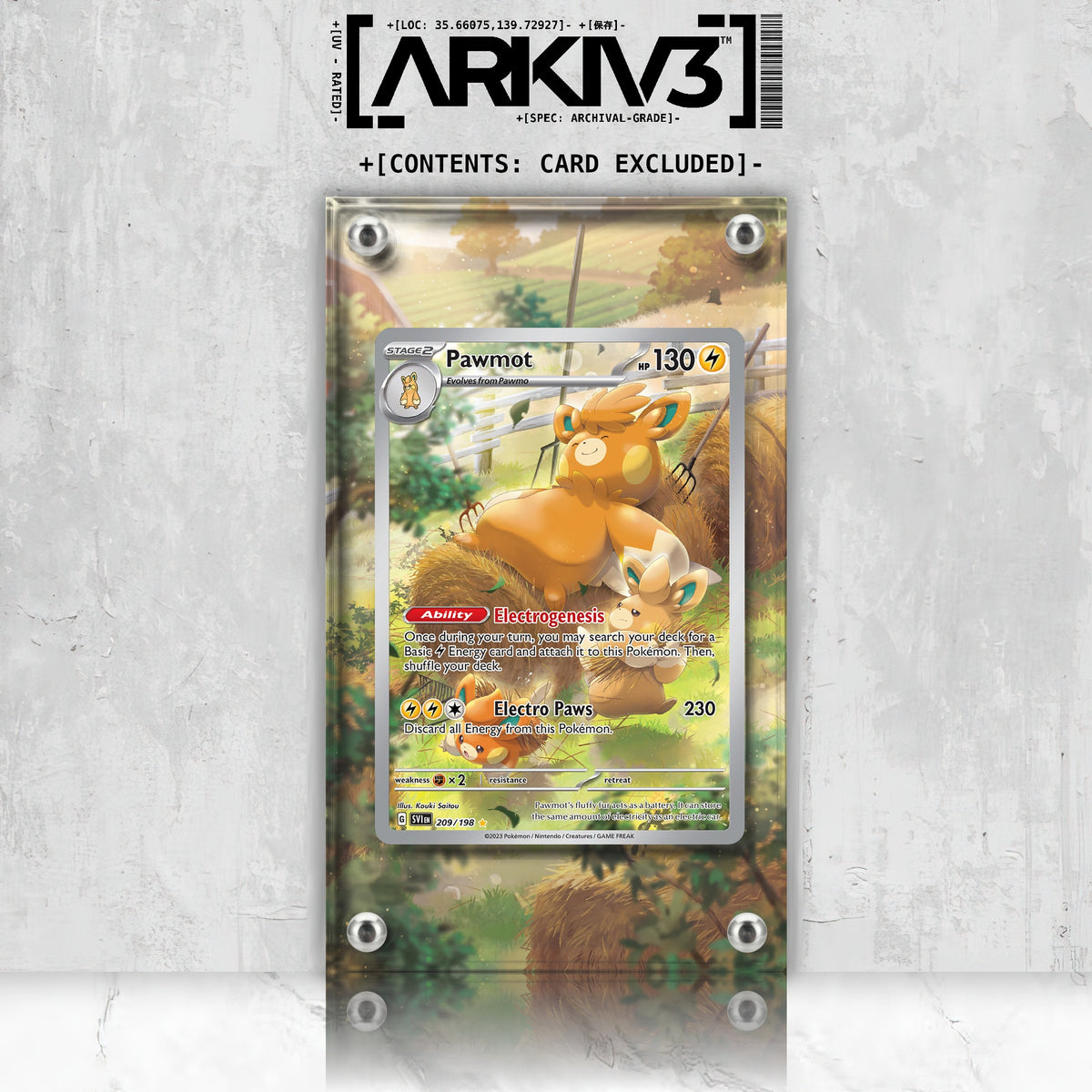 [UNIT: 209/198] // Pawmot Extended Art Display Case - Raw