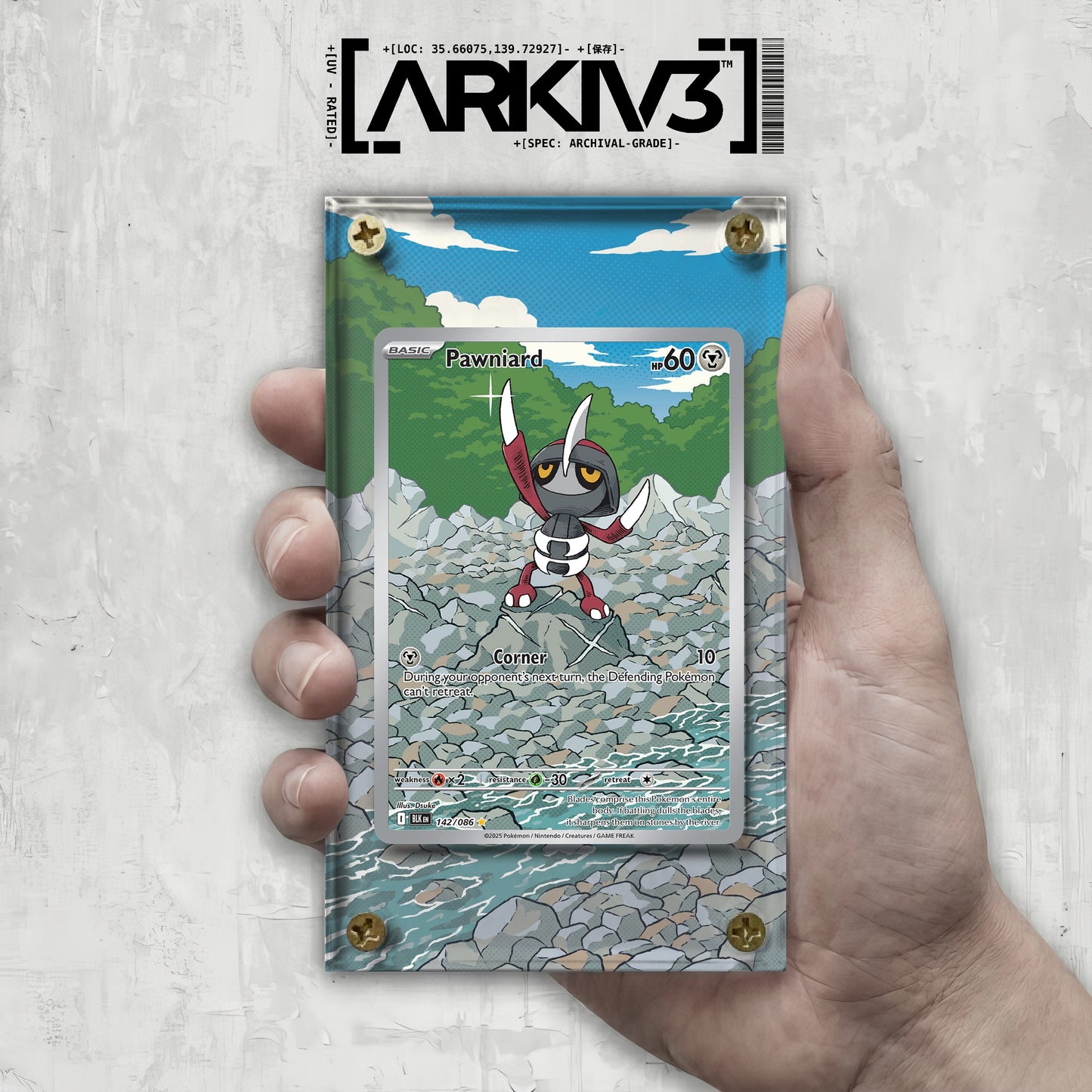 [UNIT: 142/86] // Pawniard Extended Art Display Case - Raw