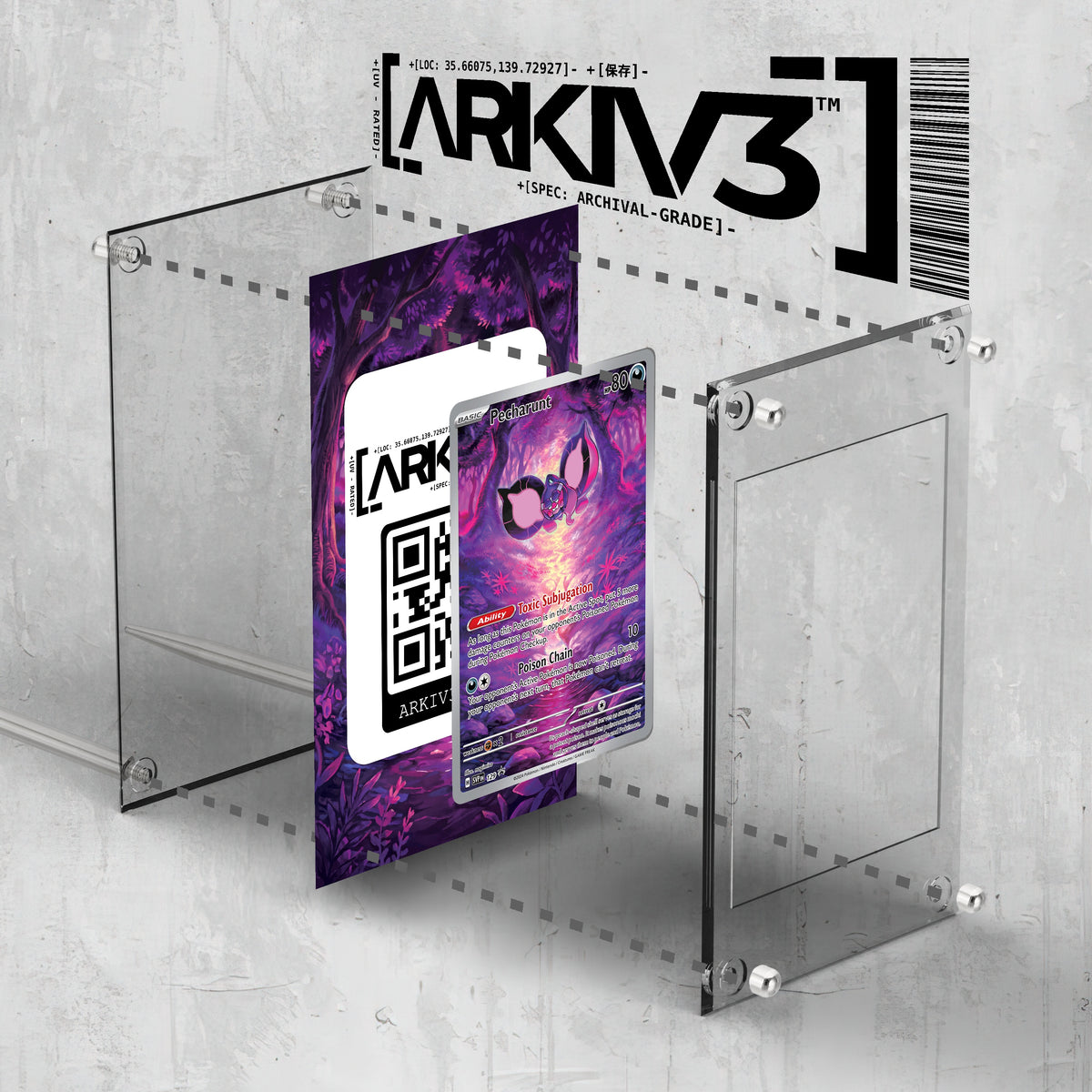 [UNIT: 129] // Pecharunt Extended Art Display Case - Raw