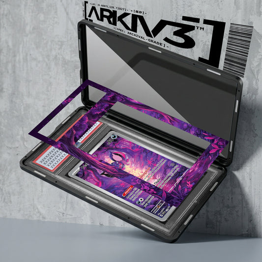 ARKIV3 PSA graded exploded mockup