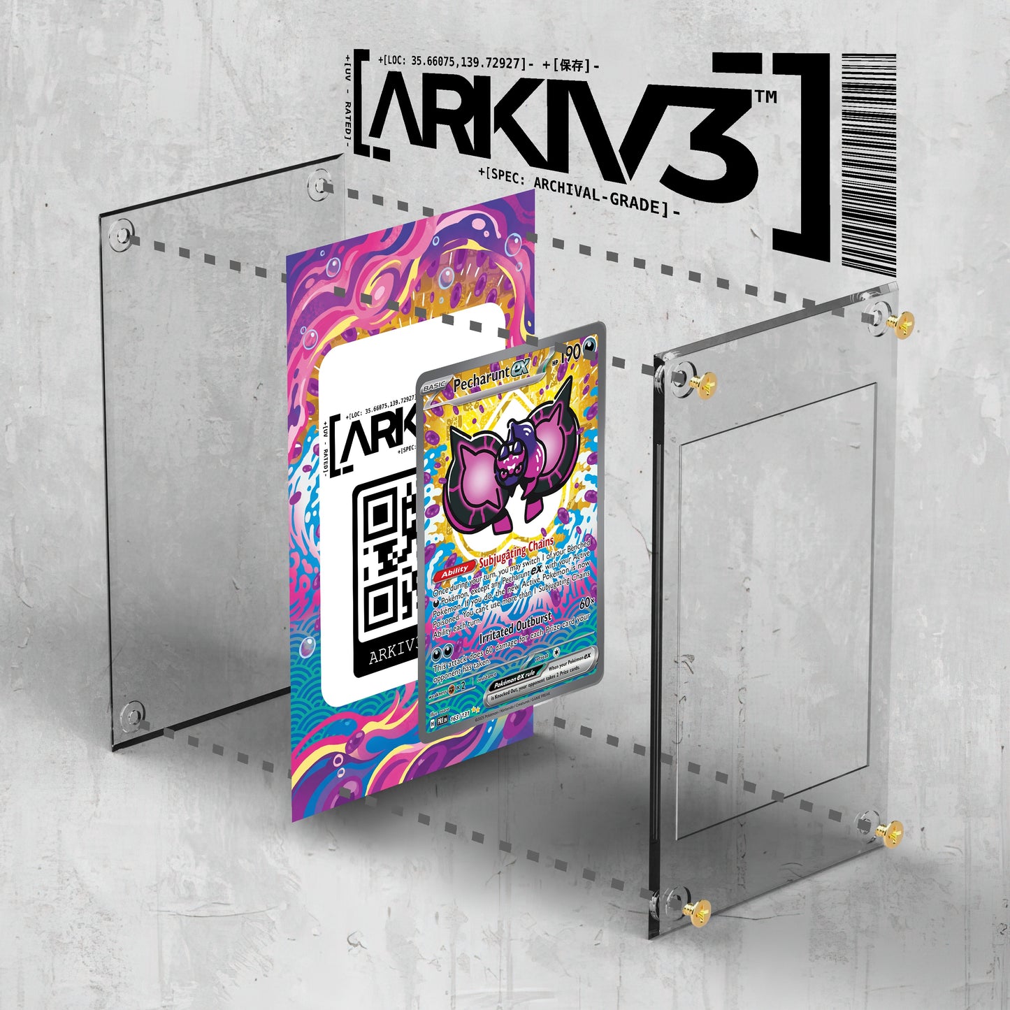 [UNIT: 163/131] // Pecharunt ex Extended Art Display Case - Raw