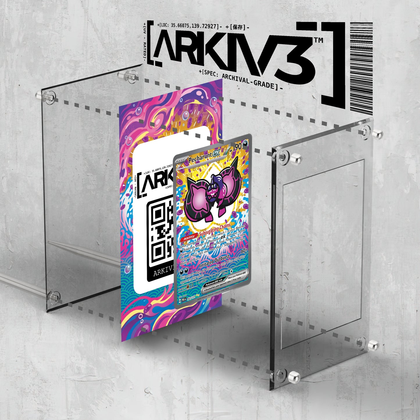 [UNIT: 163/131] // Pecharunt ex Extended Art Display Case - Raw