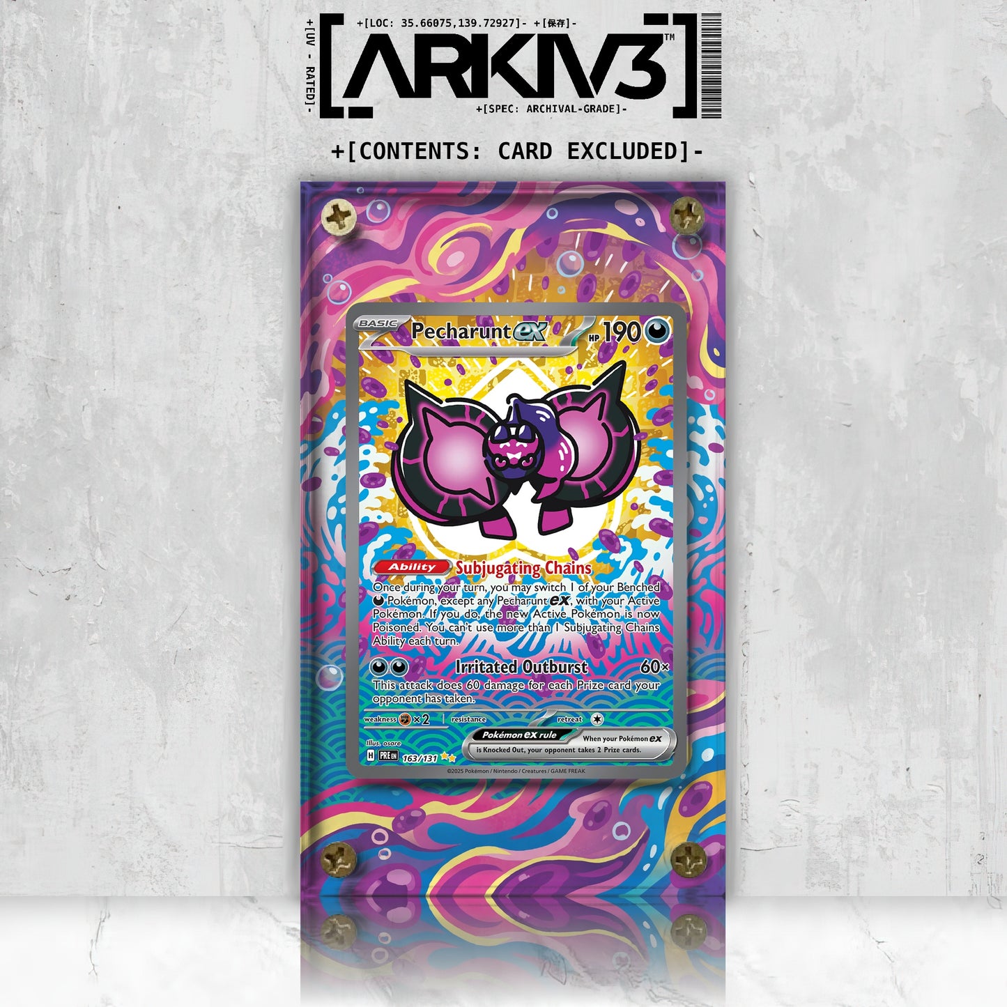 [UNIT: 163/131] // Pecharunt ex Extended Art Display Case - Raw