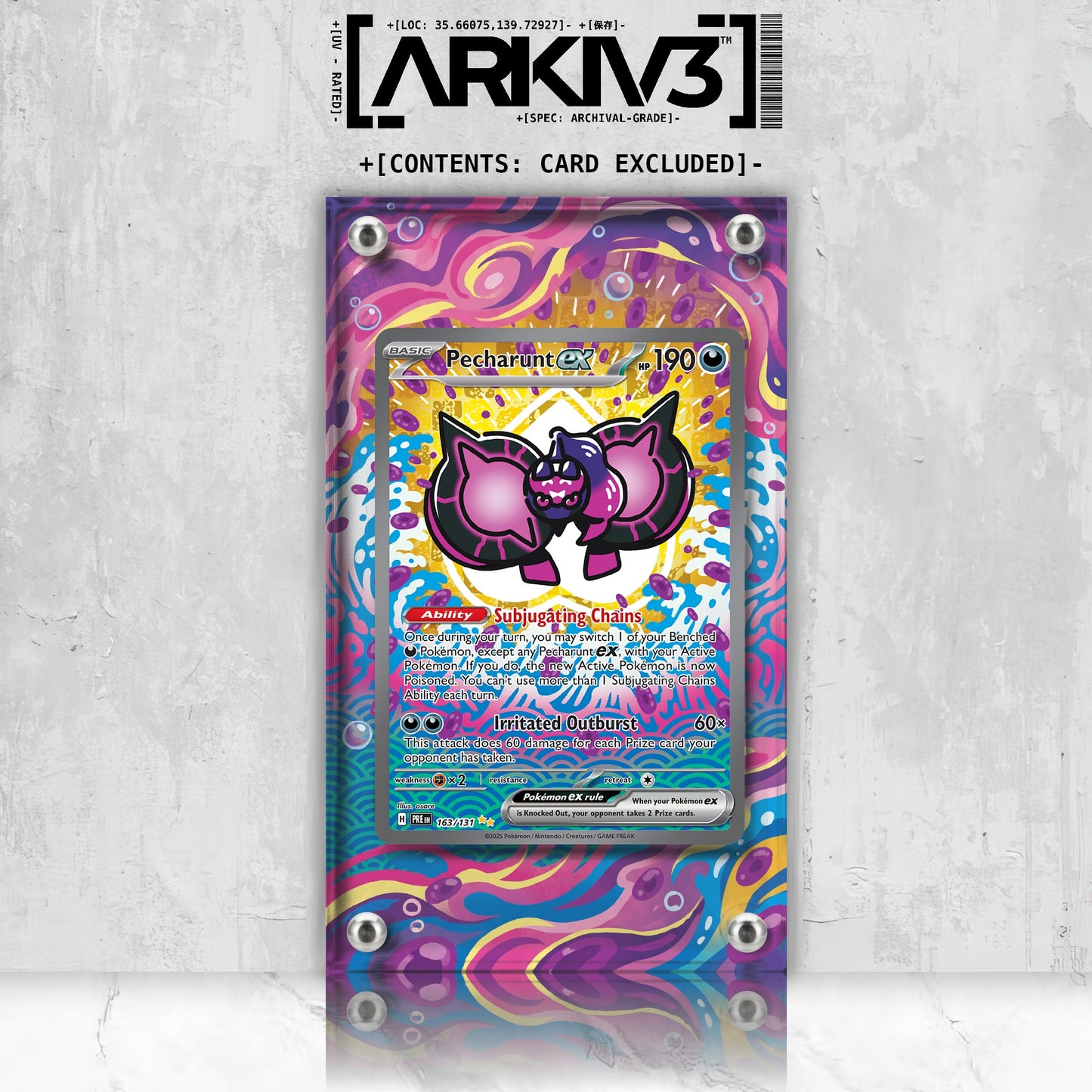 [UNIT: 163/131] // Pecharunt ex Extended Art Display Case - Raw