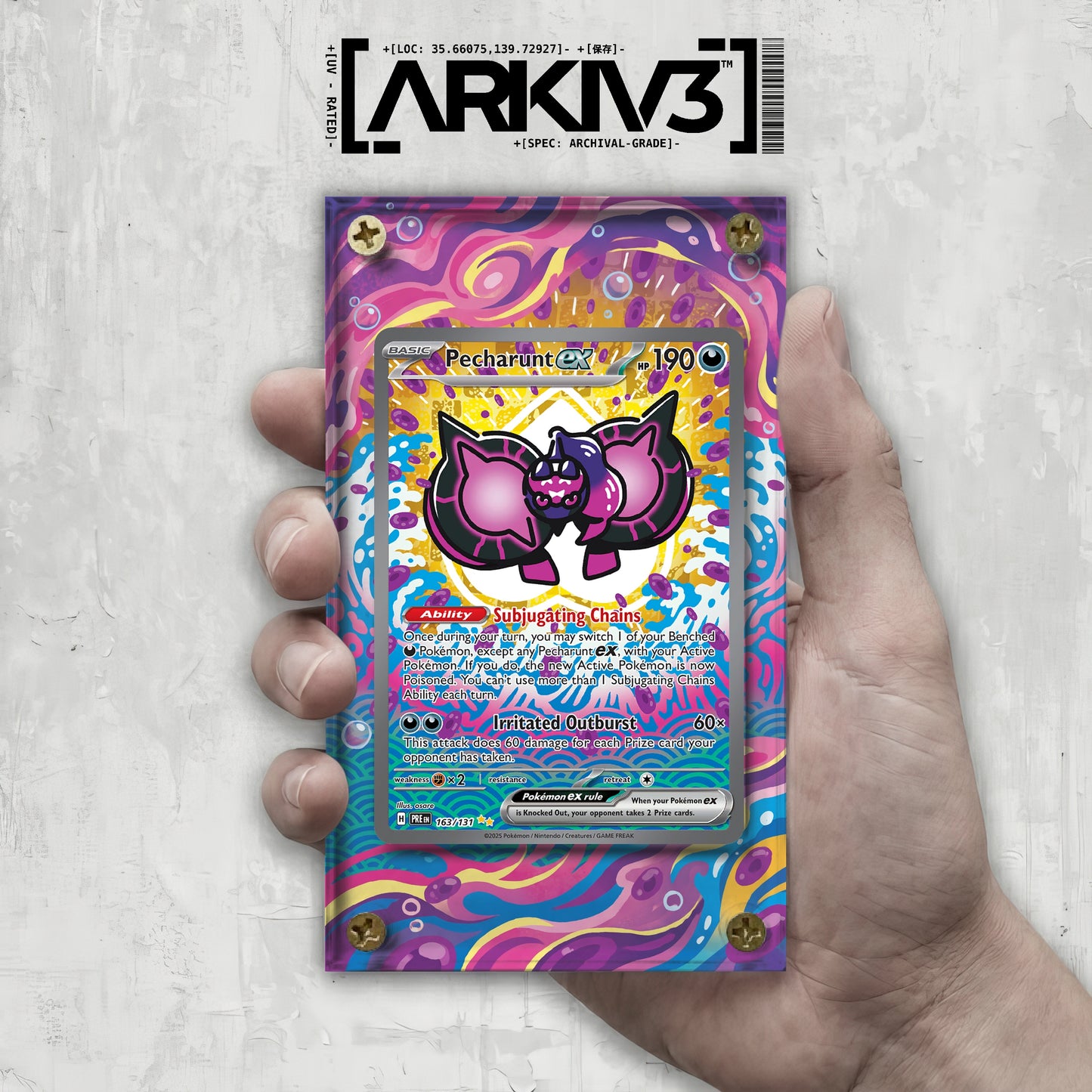 [UNIT: 163/131] // Pecharunt ex Extended Art Display Case - Raw