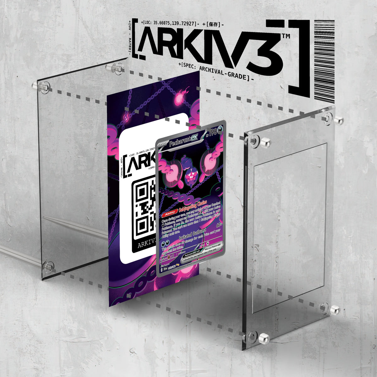 [UNIT: 93/64] // Pecharunt ex Extended Art Display Case - Raw