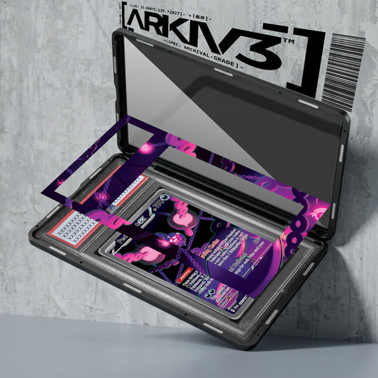 ARKIV3 PSA graded exploded mockup
