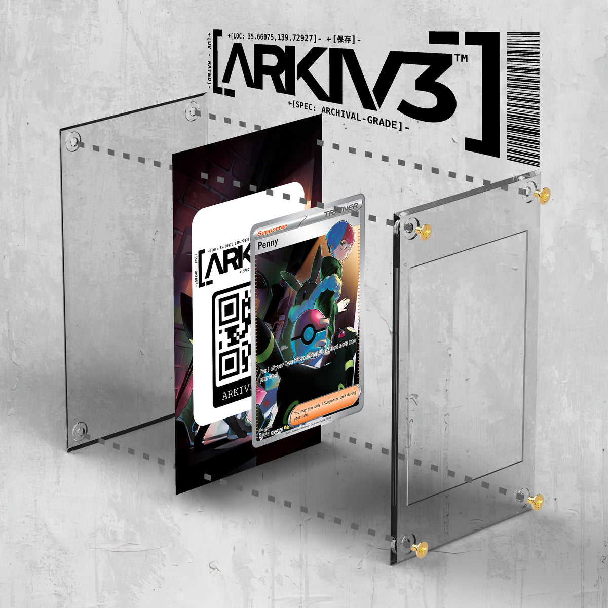 [UNIT: 239/91] // Penny Extended Art Display Case - Raw