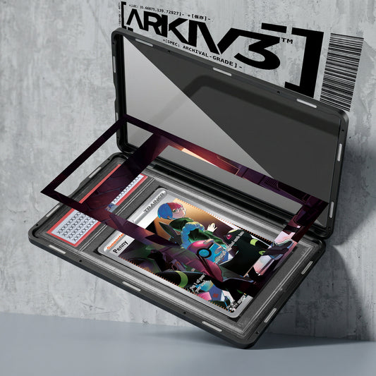 ARKIV3 PSA graded exploded mockup