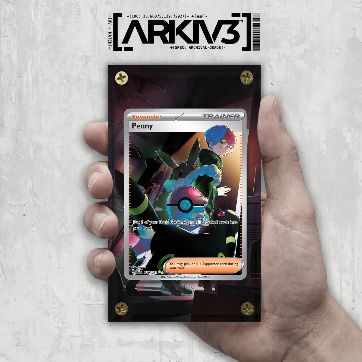 [UNIT: 239/91] // Penny Extended Art Display Case - Raw