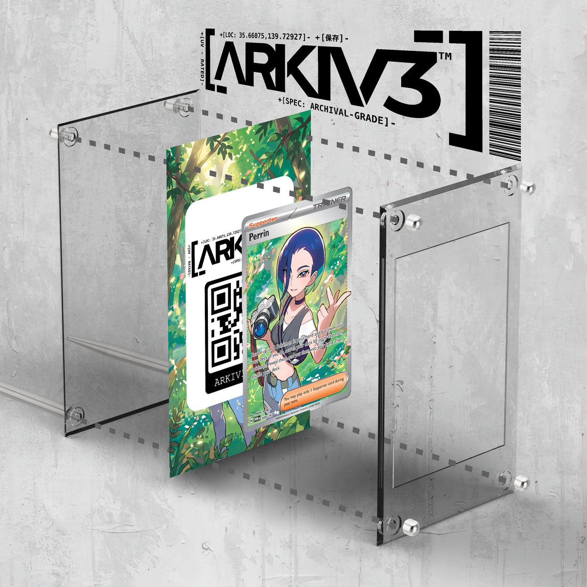 [UNIT: 209/167] // Perrin Extended Art Display Case - Raw