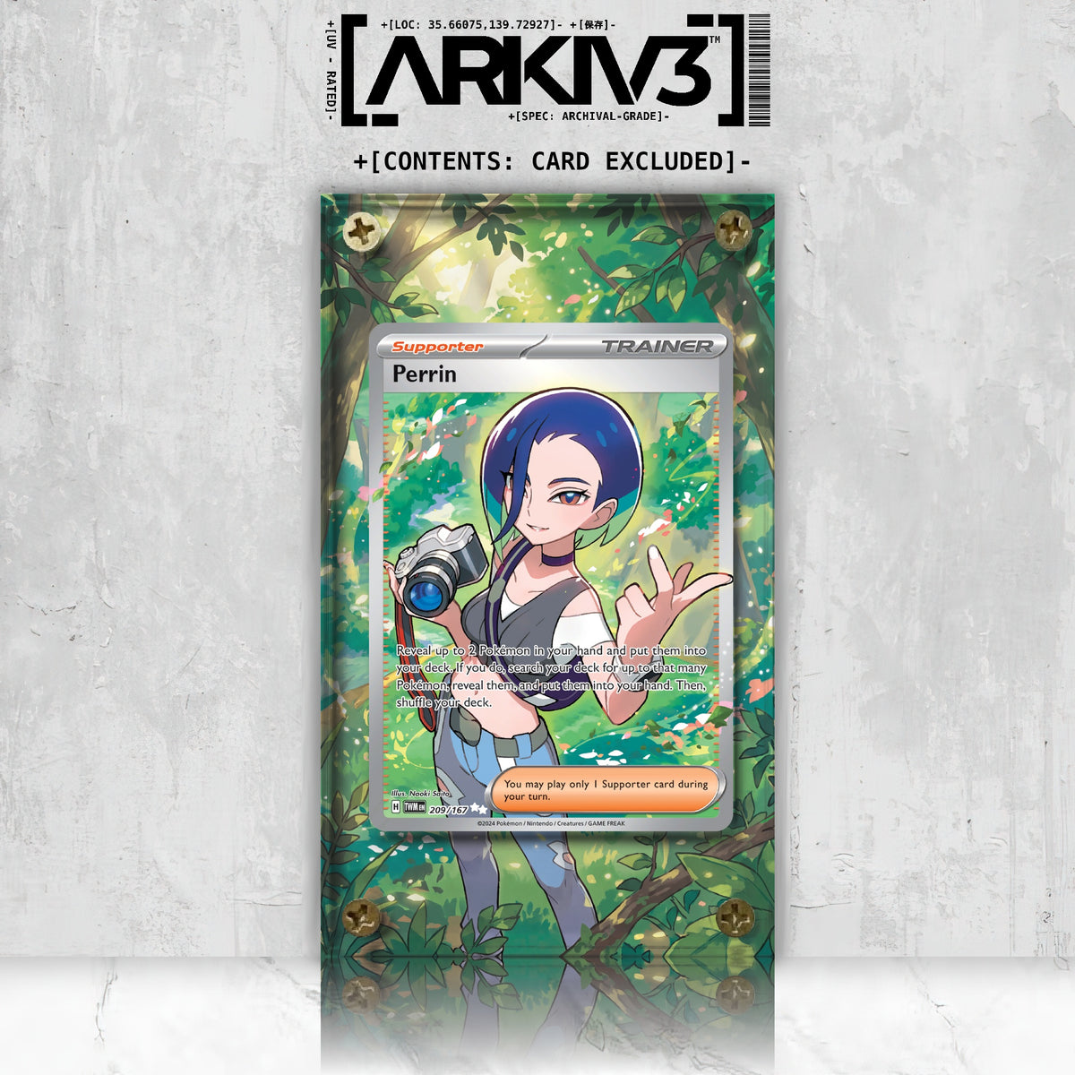 [UNIT: 209/167] // Perrin Extended Art Display Case - Raw