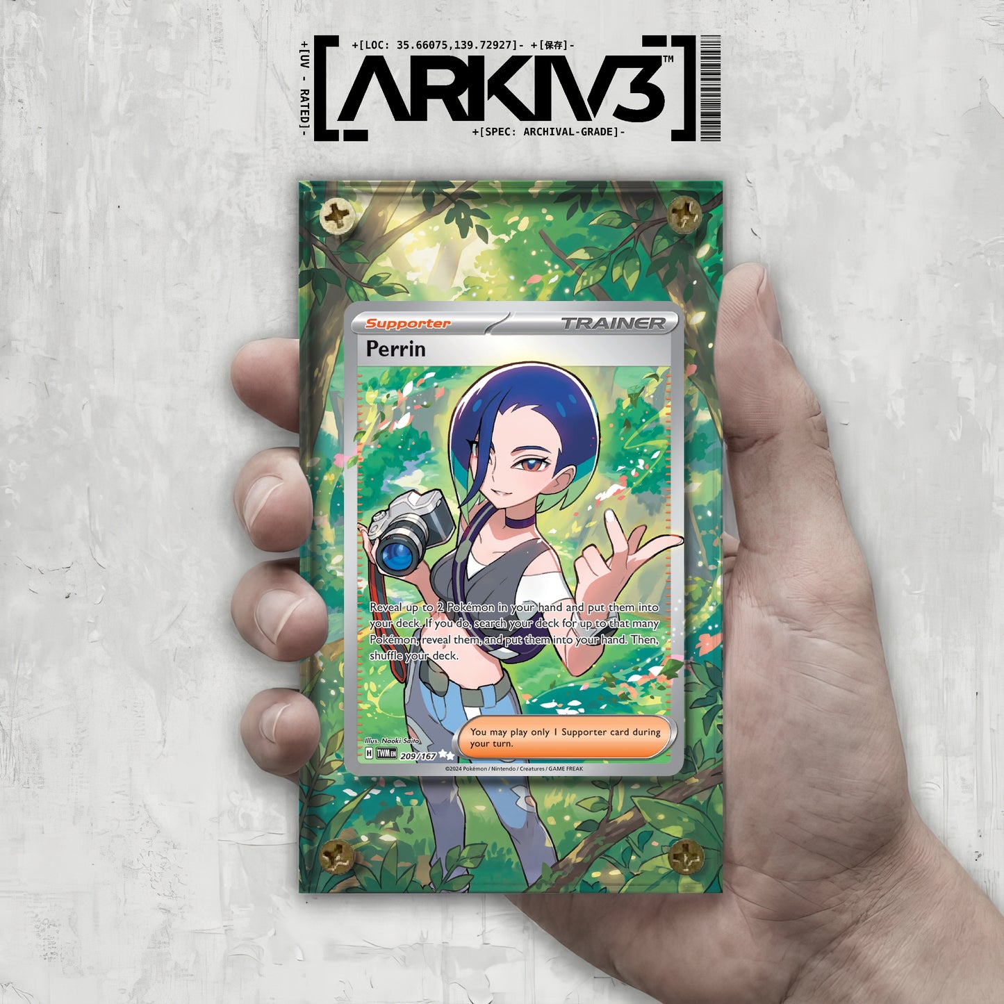 [UNIT: 209/167] // Perrin Extended Art Display Case - Raw