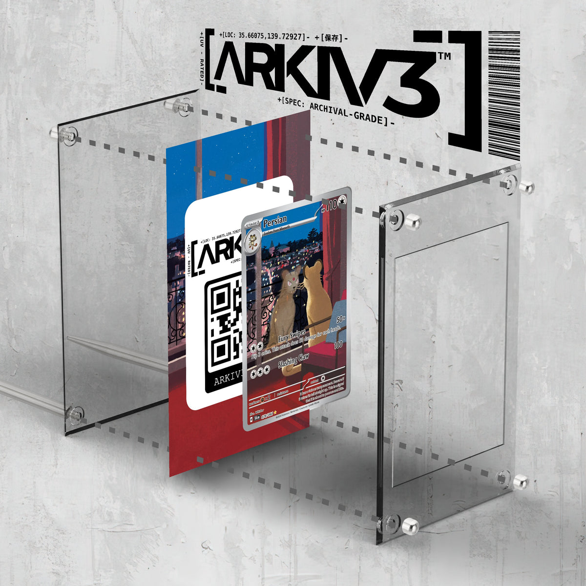 [UNIT: 78/64] // Persian Extended Art Display Case - Raw