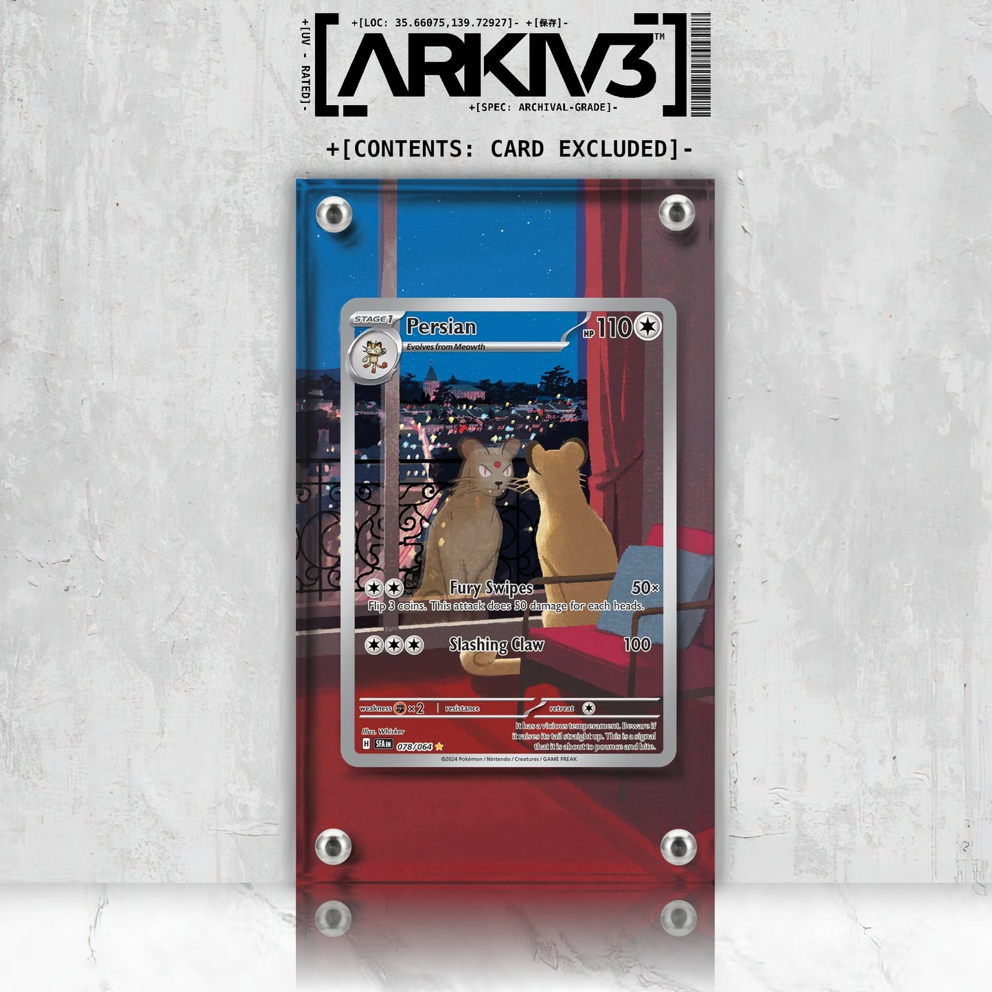 [UNIT: 78/64] // Persian Extended Art Display Case - Raw