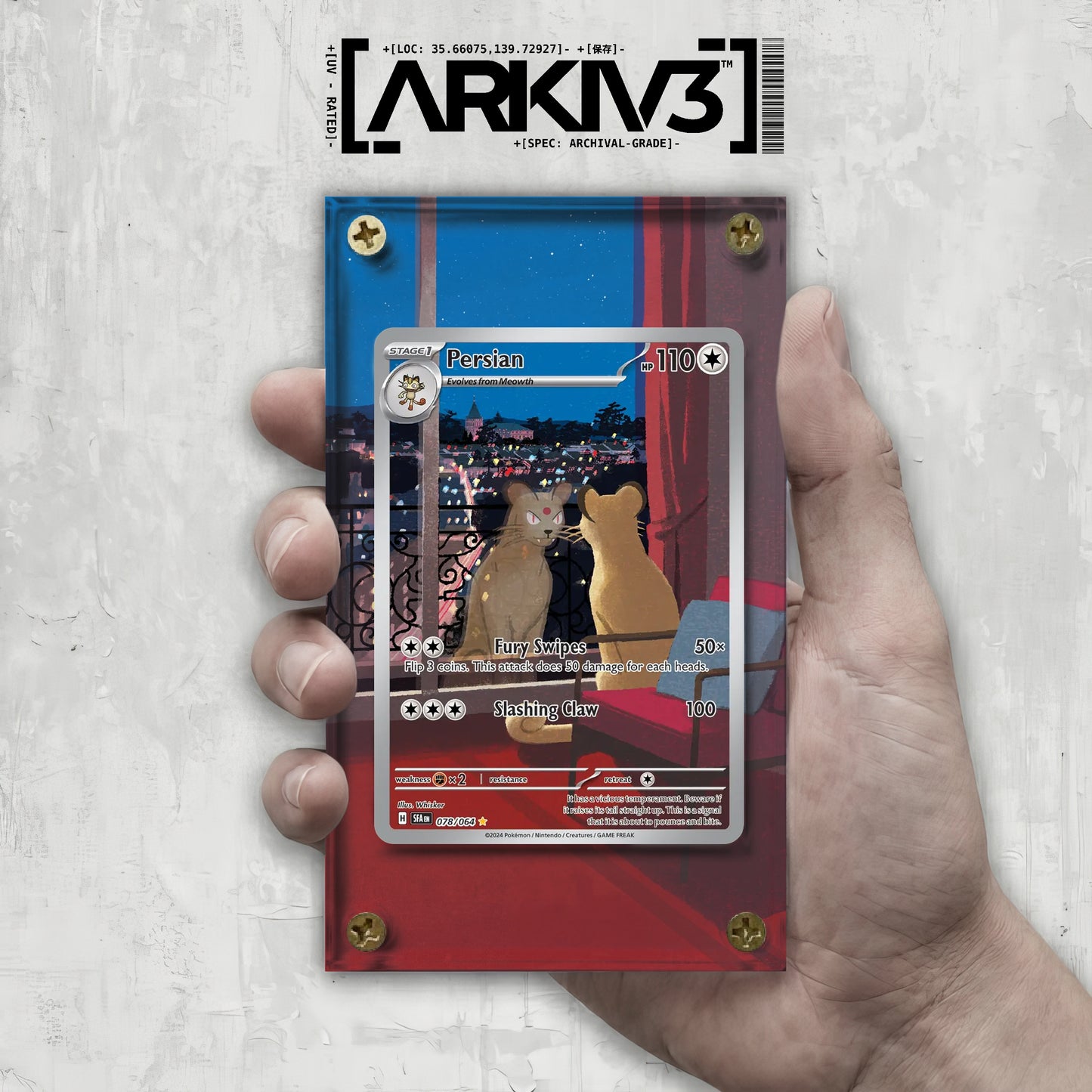 [UNIT: 78/64] // Persian Extended Art Display Case - Raw