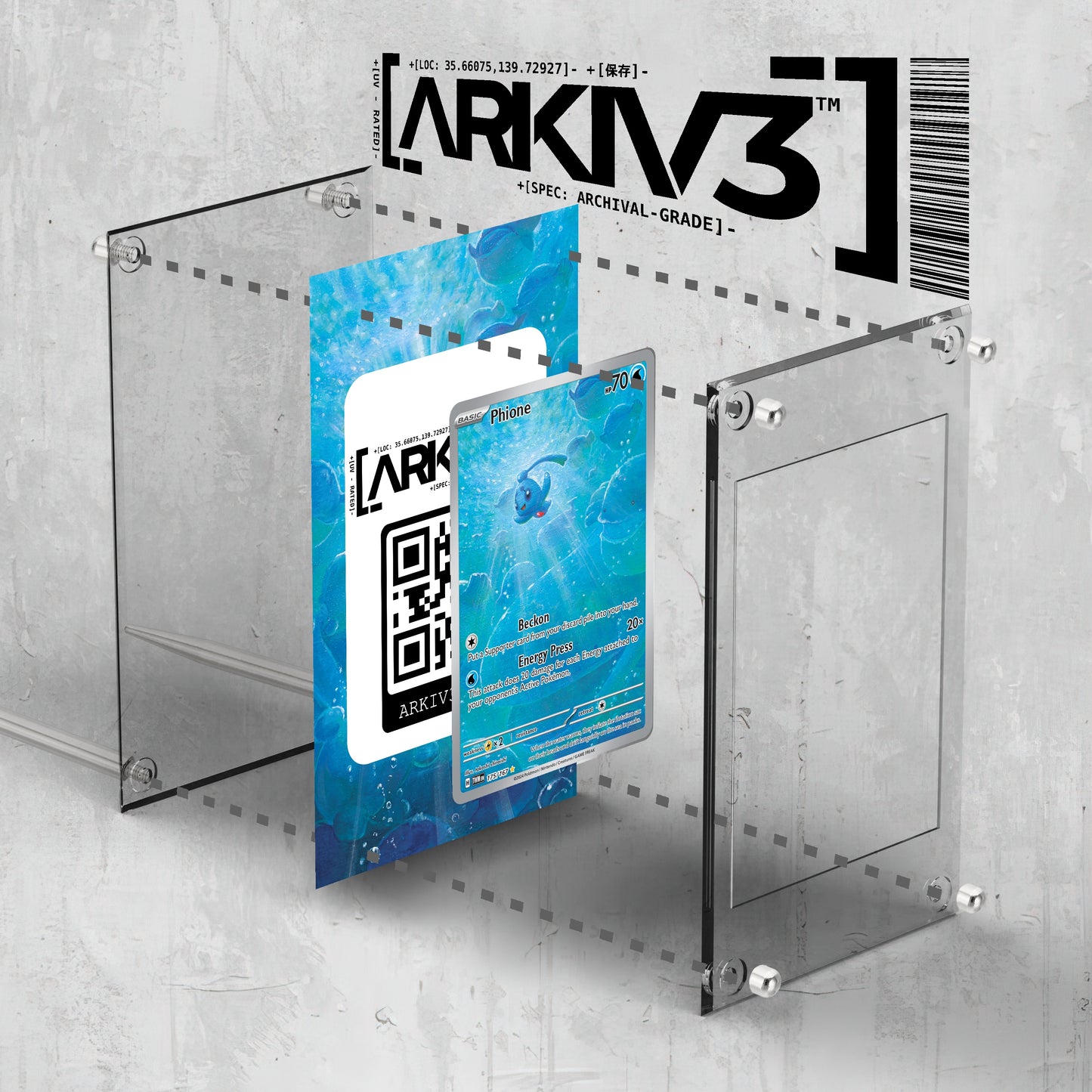 [UNIT: 175/167] // Phione Extended Art Display Case - Raw