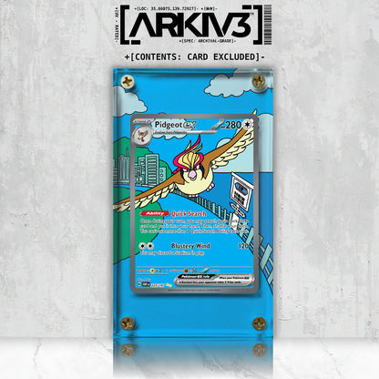 [UNIT: 225/197] // Pidgeot ex Extended Art Display Case - Raw