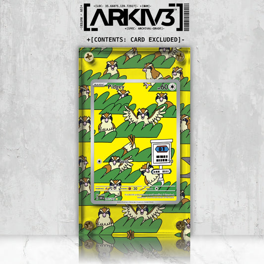 [UNIT: 207/197] // Pidgey Extended Art Display Case - Raw