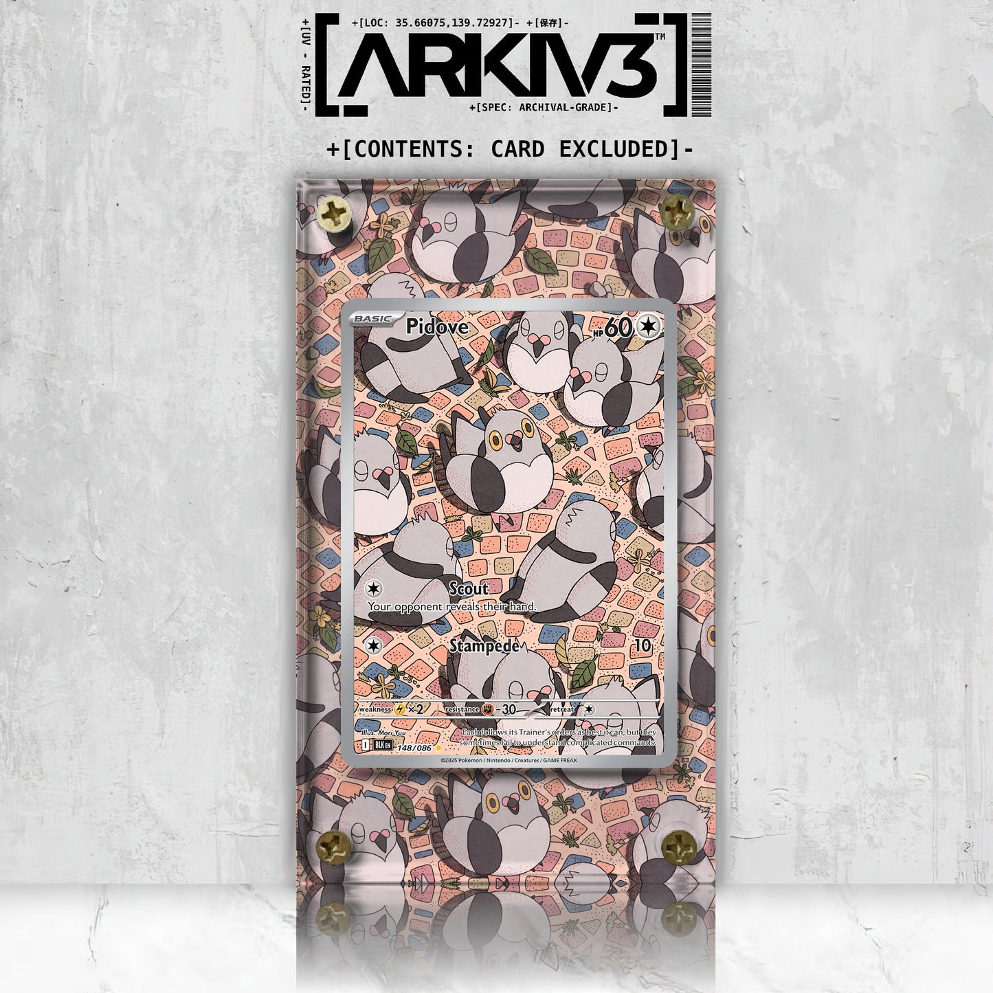 [UNIT: 148/86] // Pidove Extended Art Display Case - Raw