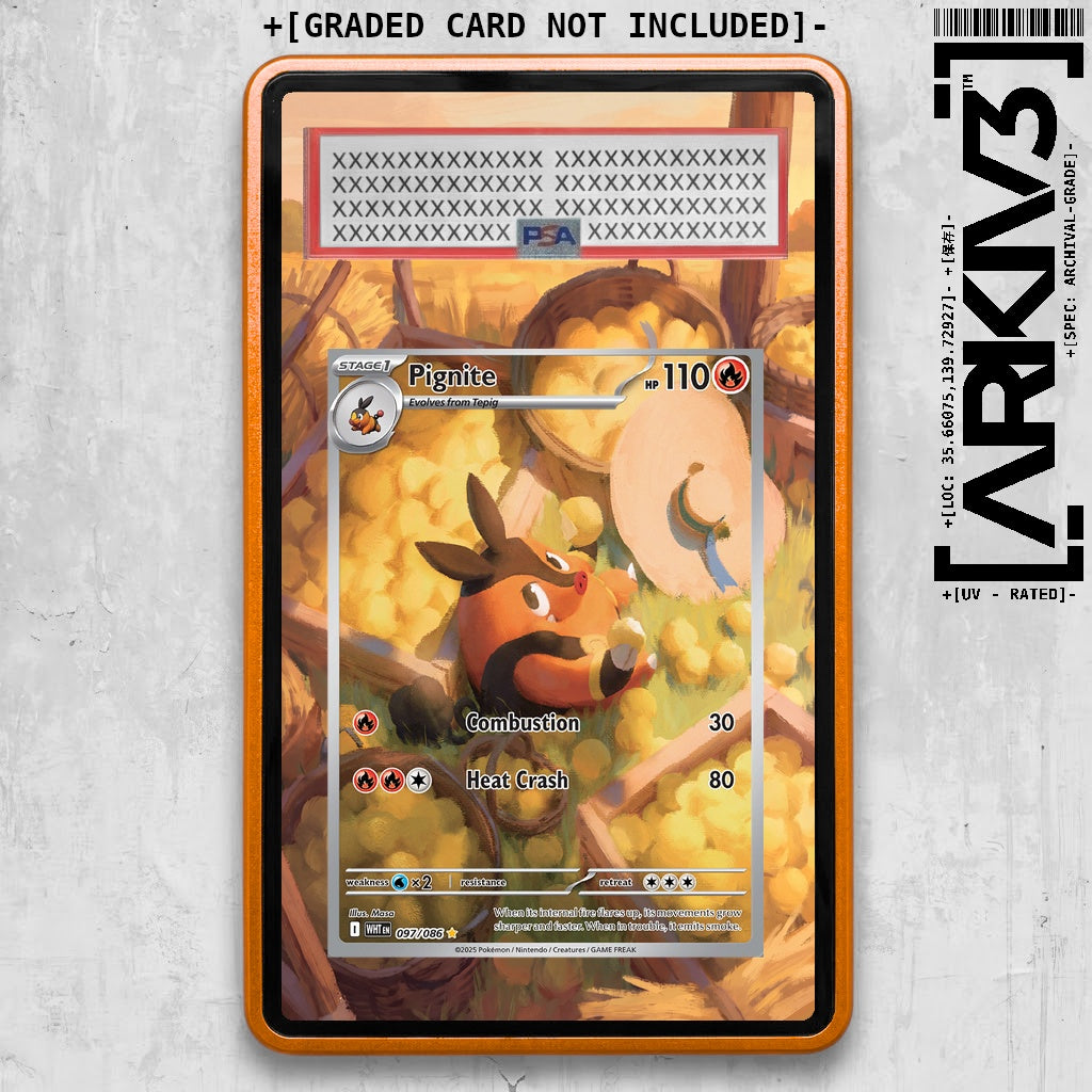 ARKIV3 PSA graded front - Orange