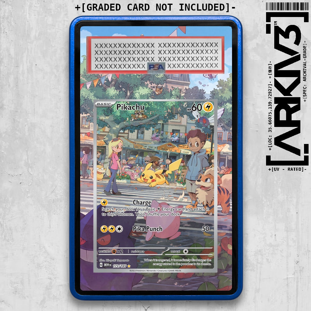 [UNIT: 173/165] // Pikachu Extended Art Display Case - Graded