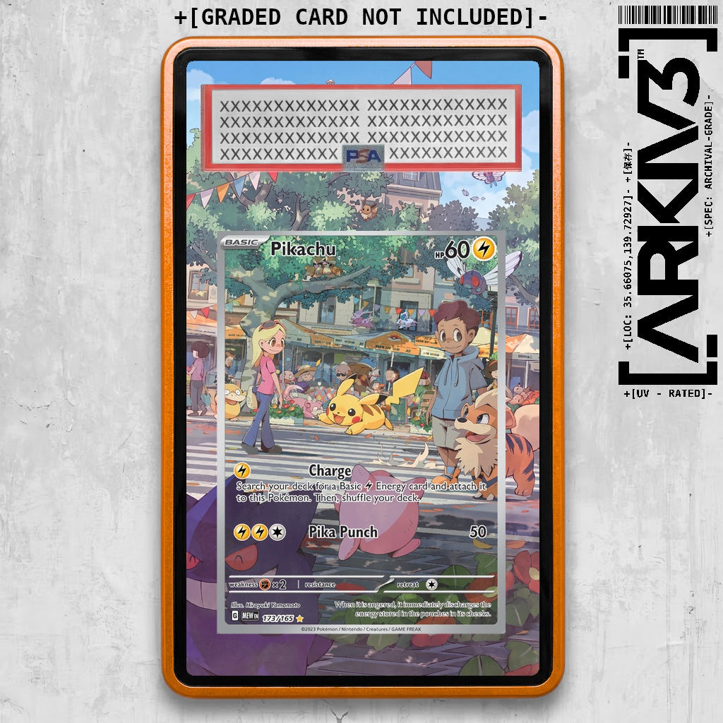 [UNIT: 173/165] // Pikachu Extended Art Display Case - Graded