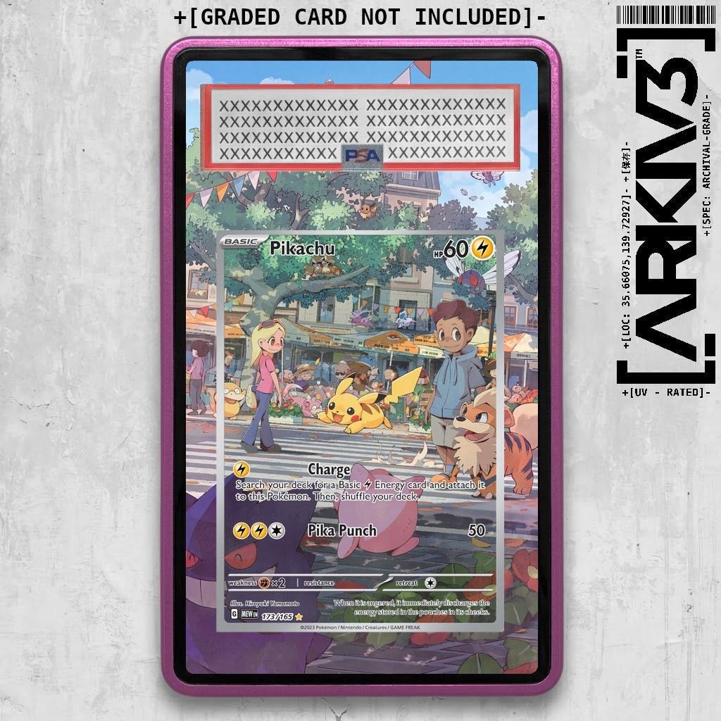 [UNIT: 173/165] // Pikachu Extended Art Display Case - Graded