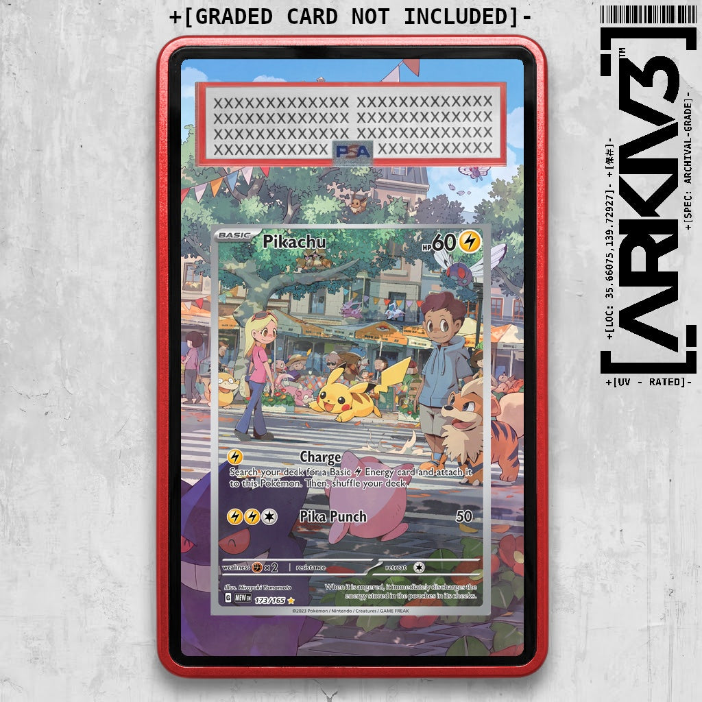[UNIT: 173/165] // Pikachu Extended Art Display Case - Graded