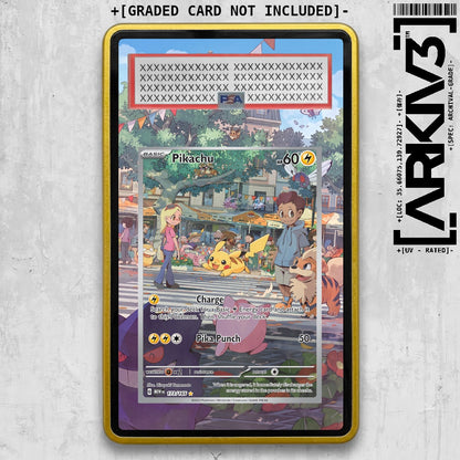[UNIT: 173/165] // Pikachu Extended Art Display Case - Graded