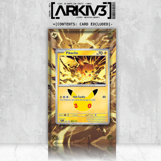 [UNIT: 24/128] // Pikachu Extended Art Display Case - Raw