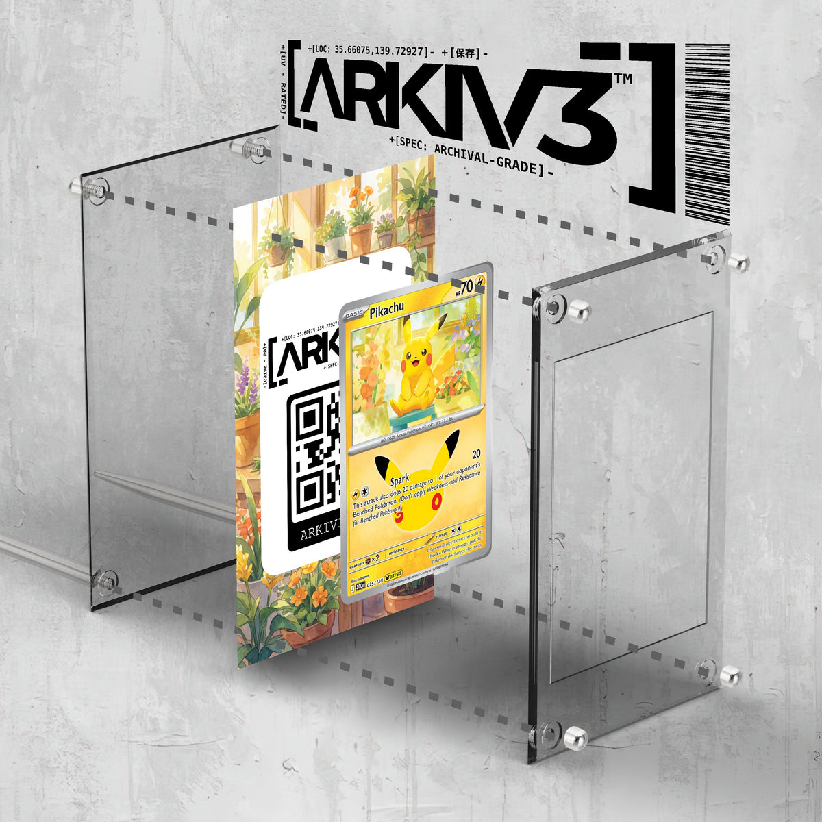 [UNIT: 25/128] // Pikachu Extended Art Display Case - Raw
